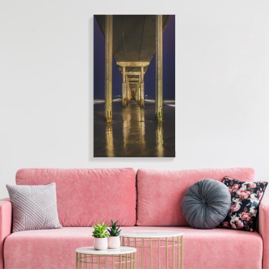 stropdas de knoop canvas afdruk (Insitu (Woonkamer))