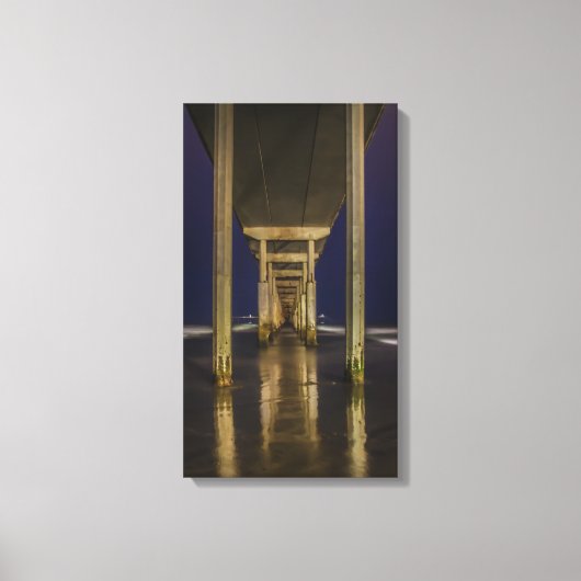 stropdas de knoop canvas afdruk (Voorkant)