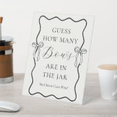 Stropdas de knoop Vrijgezellenfeest Raad Hoeveel B Reclamebord Met Voetstuk (Insitu)