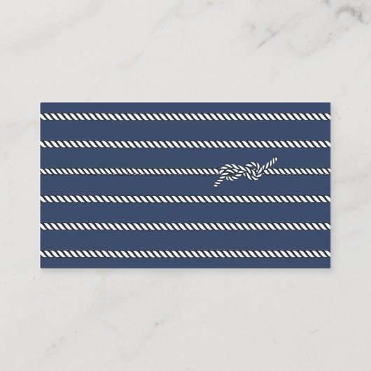 Stropdas De Knot Wedding Table Blue ID678 Plaatskaartje (Achterkant)