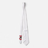 Stropdas Diamond Red Roses Heart met bezittingen (Achterkant)