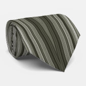 Stropdas Diamond Stretch - Khaki (Opgerold)