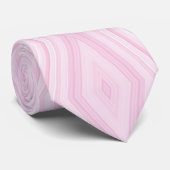 Stropdas Diamond Tunnel - Roze (Opgerold)