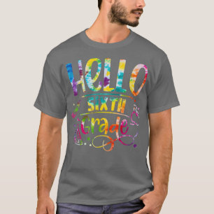 Stropdas die Hallo zesde klas terug naar het Kind  T-shirt
