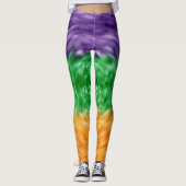 Stropdas Die Mardi Gras Leggings (Voorkant)