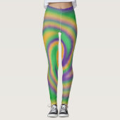 Stropdas Die Mardi Gras Leggings (Voorkant)