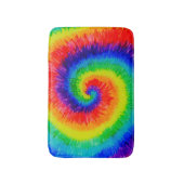 Stropdas Die Rainbow in Alcohol Ink Badmat (Voorkant Verticaal)
