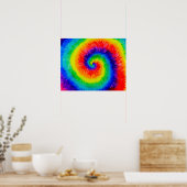 Stropdas Die Rainbow in Alcohol Ink Poster (Keuken)
