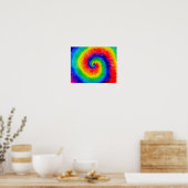 Stropdas Die Rainbow in Alcohol Ink Poster (Keuken)