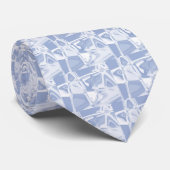 Stropdas Dogwood Blossom - Sky (Opgerold)