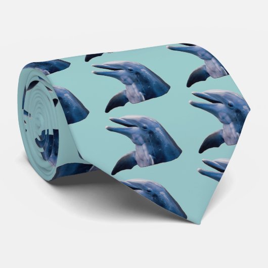 Stropdas dolfijn (Opgerold)