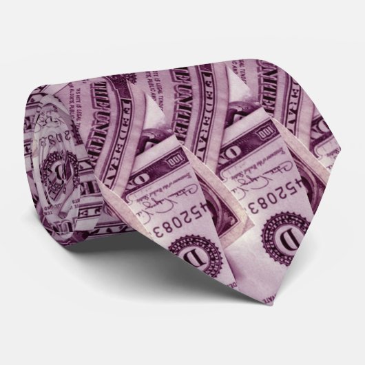 Stropdas Dollars 2 (Opgerold)