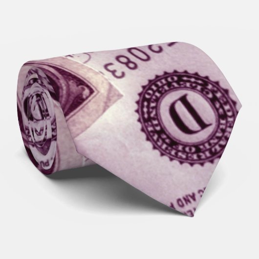 Stropdas Dollars 3 (Opgerold)