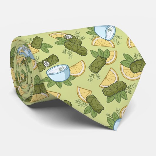 Stropdas Dolmadakia Pattern (Opgerold)