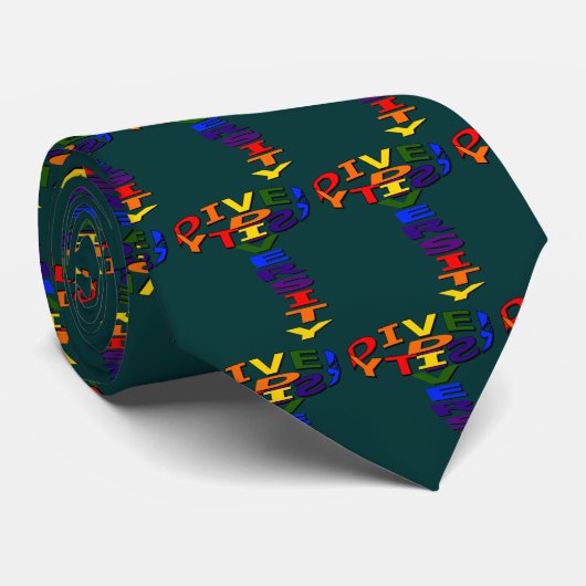 Stropdas draaiende diversiteit (Opgerold)