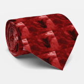 Stropdas - Dreamweaver Butterfly - Rood (Opgerold)