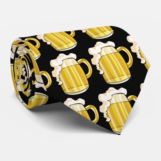 Stropdas Drink bier (Opgerold)