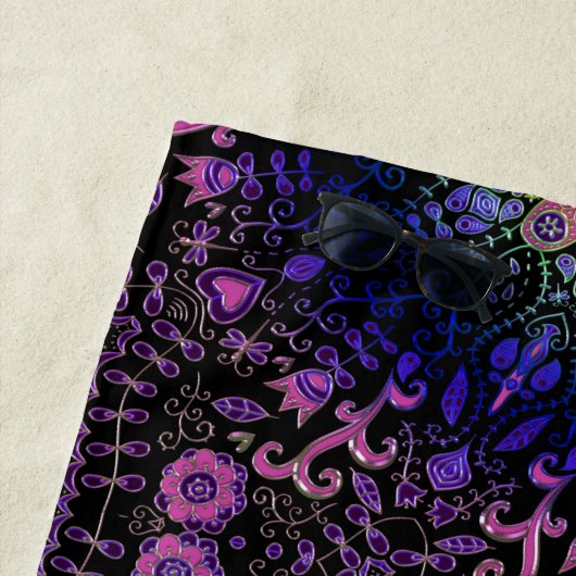 Stropdas-Dy Tapestry Mandala Strandlaken (In situ)