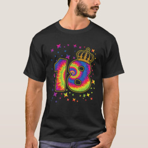 Stropdas-Dye 18e verjaardag 18 jaar oude feestdag T-shirt