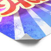 Stropdas-Dye Aloha Hang Loose Shaka Hand Poster (Hoek)