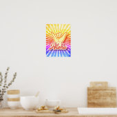 Stropdas-Dye Aloha Hang Loose Shaka Hand Poster (Keuken)