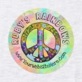 Stropdas-Dye Art en Bohemen Appreal Business Labels (Design 1)