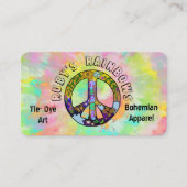 Stropdas-Dye Art en Bohemen Appreal Visitekaartje (Voorkant)