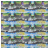 Stropdas-Dye Bat Crazy Fabric Stof (Swatch)