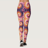 Stropdas-Dye Boho Style Leggings (Achterkant)