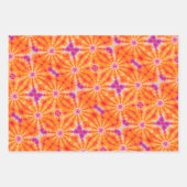 Stropdas-Dye Colofull Mandala Hippie Set van 3 Inpakpapier Vel (Voorkant 2)