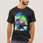 Stropdas-Dye Dinosaur Space Galaxy Dinosaurs Rainb T-shirt (Voorkant)
