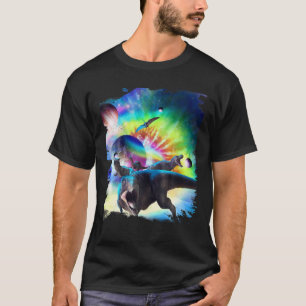 Stropdas-Dye Dinosaur Space Galaxy Dinosaurs Rainb T-shirt