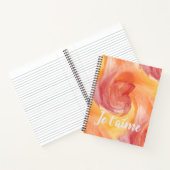 Stropdas-Dye Flame Red Oranje Painterly Love Water Notitieboek (Binnen)