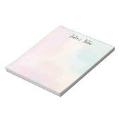 Stropdas-Dye Gepersonaliseerd Notitieblok (Linkerzijde)