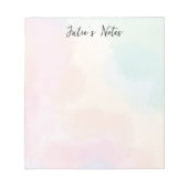 Stropdas-Dye Gepersonaliseerd Notitieblok (Voorkant)