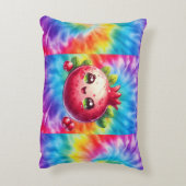 Stropdas-Dye Happy Dragon Fruit Accent Kussen (Achterkant (Verticaal))