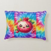 Stropdas-Dye Happy Dragon Fruit Accent Kussen (Achterkant)