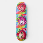 Stropdas-Dye Happy Dragon Fruit Persoonlijk Skateboard (Voorkant)