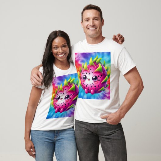 Stropdas-Dye Happy Dragon Fruit T-shirt (Unisex)