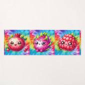 Stropdas-Dye Happy Dragon Fruit Yogamat (Voorkant (horizontaal))