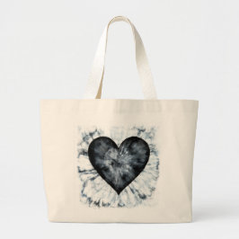 Stropdas-Dye Heart Canvas tas met verborgen boodsc