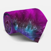 Stropdas-Dye Mannen Stropdas in Purples, Blauwen,  (Opgerold)