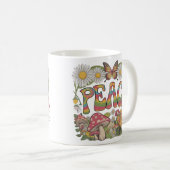" Stropdas-Dye Peace Design Koffiemok (Voorkant rechts)