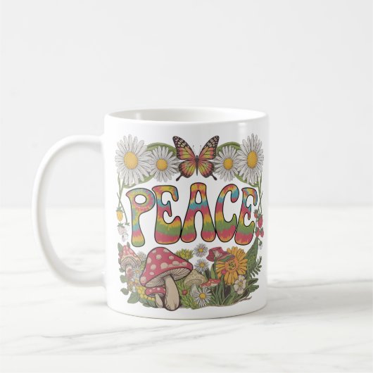 " Stropdas-Dye Peace Design Koffiemok (Links)