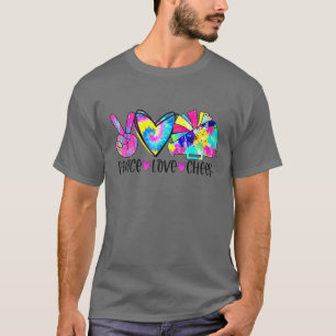 Stropdas-Dye Peace-liefdesmeisjes terug naar schoo T-shirt