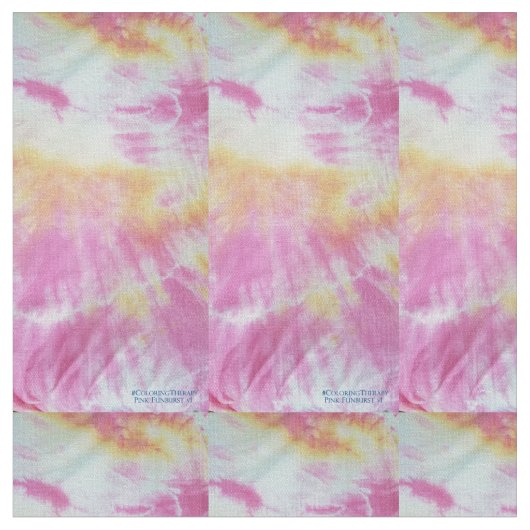 Stropdas-=Dye Pink Funburst #1 stof (Close Up)