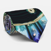 Stropdas-Dye Rainbow Electric Guitar Music Stropda Stropdas (Opgerold)