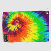 Stropdas-Dye-schijf Golf-schijfhanddoek Golfhanddoek (Horizontaal)