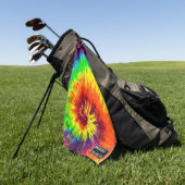 Stropdas-Dye-schijf Golf-schijfhanddoek Golfhanddoek (Groen)