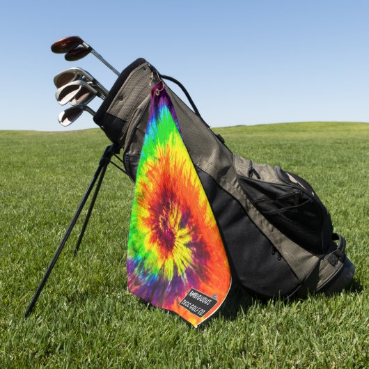 Stropdas-Dye-schijf Golf-schijfhanddoek Golfhanddoek (Groen)